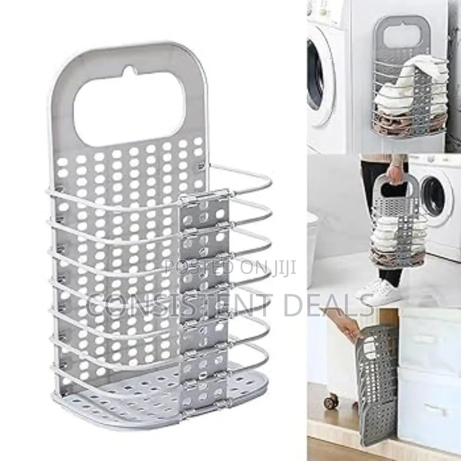 Walk Mounted Laundry Basket