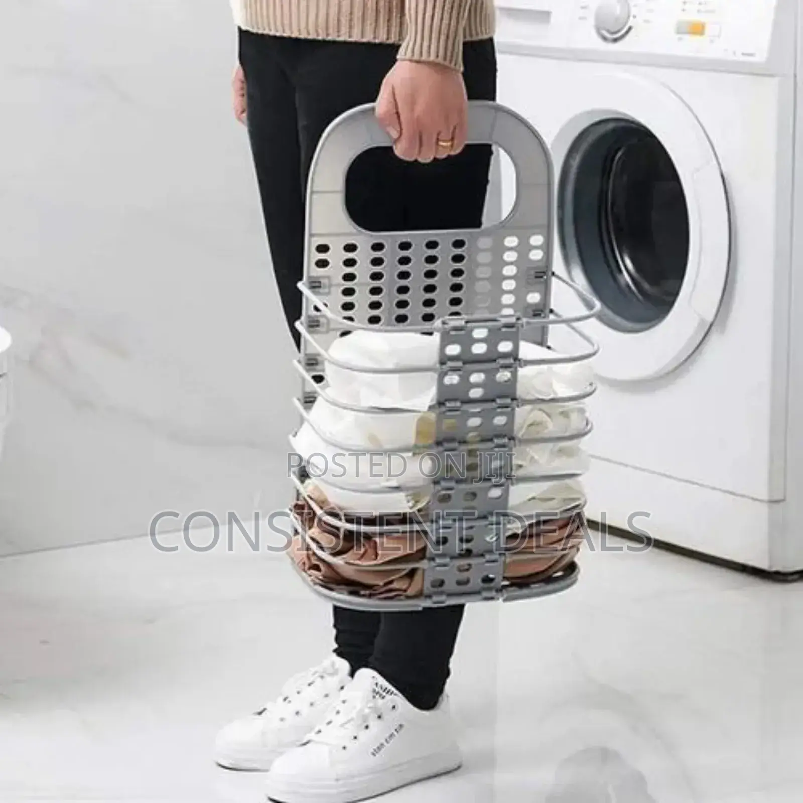 Walk Mounted Laundry Basket
