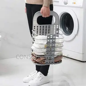 Walk Mounted Laundry Basket