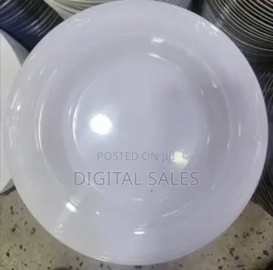 A Dozen of Heavy Melamine Plate - White Floral Design May