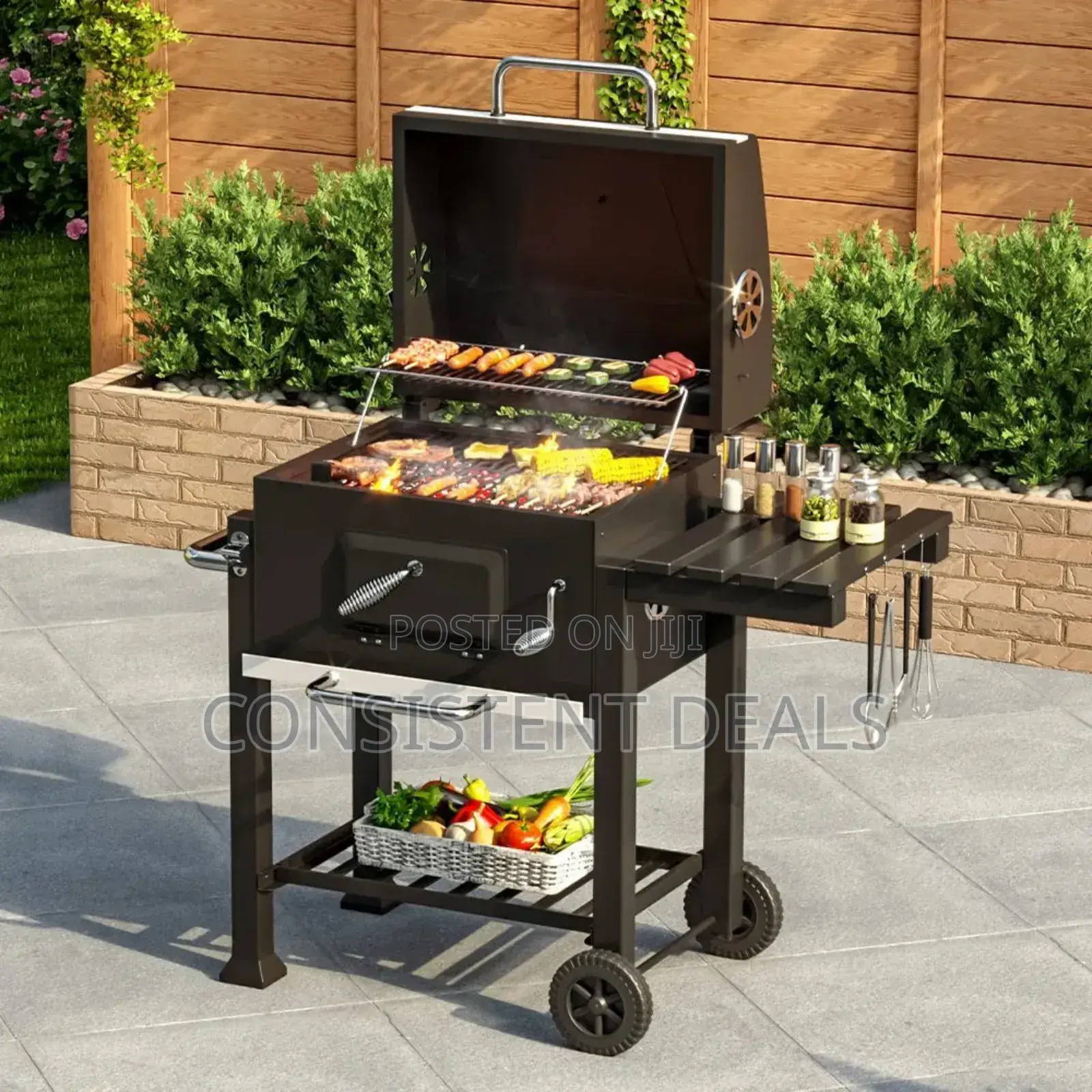 Outdoor BBQ Grill Smoker