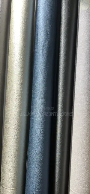 Blackout/Curtain/Navy Blue and White
