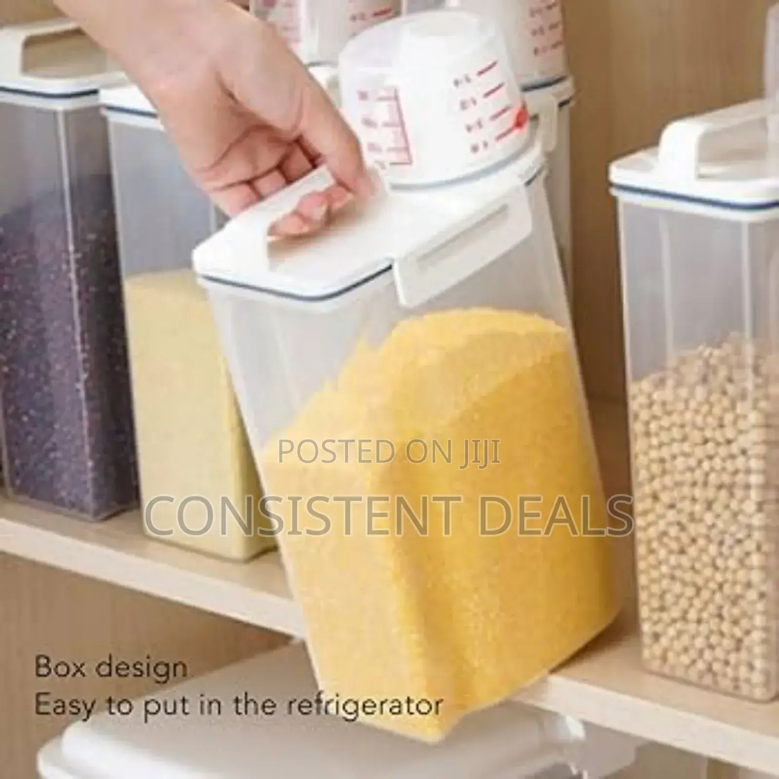 1pc Airtight Dry Food Storage Container