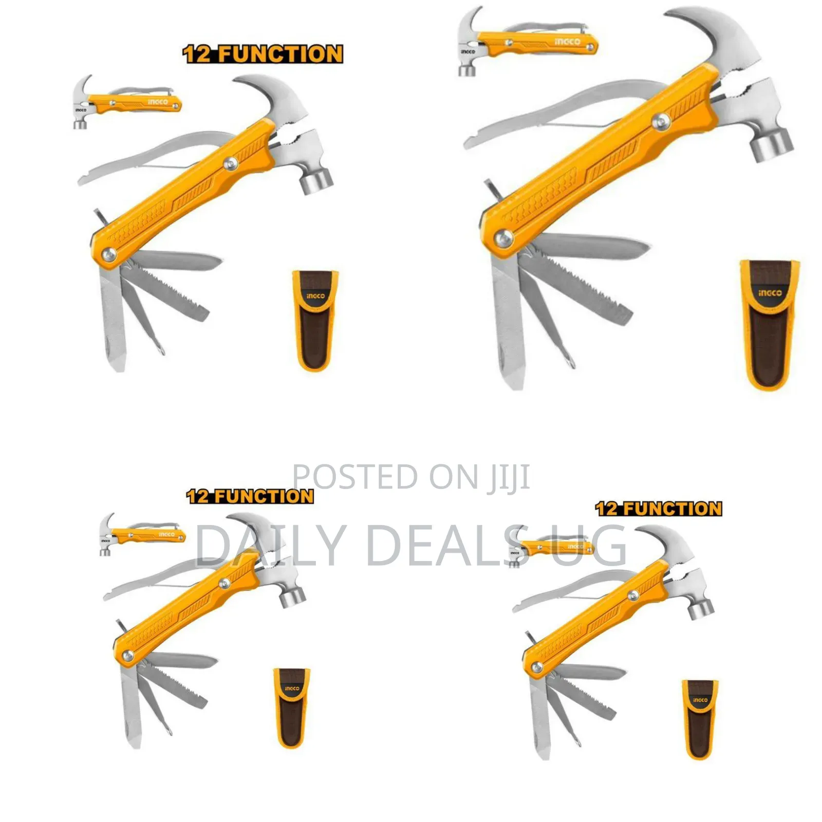 Ingco Hmfh0121 -Multi-Function Hammer -Orange