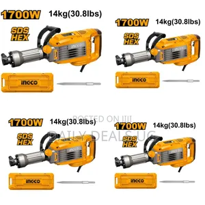 Ingco Pdb170068 -Demolition Breaker -Orange
