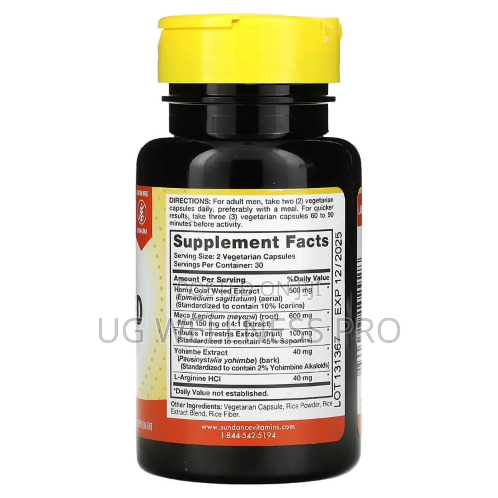 Horny Goat Weed Complex, 60 Veg Caps for Energy, Vitality and Stamina