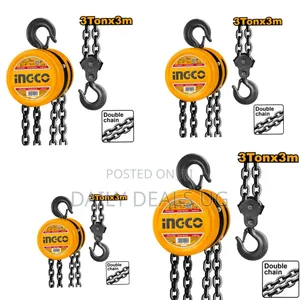 Ingco Hcbk0103 -Chain Block -Orange