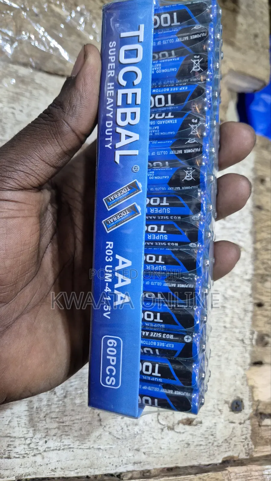 15 Dozens Tocebal Multipurpose Replaceable Alkaline Battery- Aaa Size
