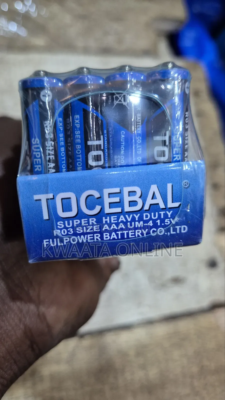 15 Dozens Tocebal Multipurpose Replaceable Alkaline Battery- Aaa Size
