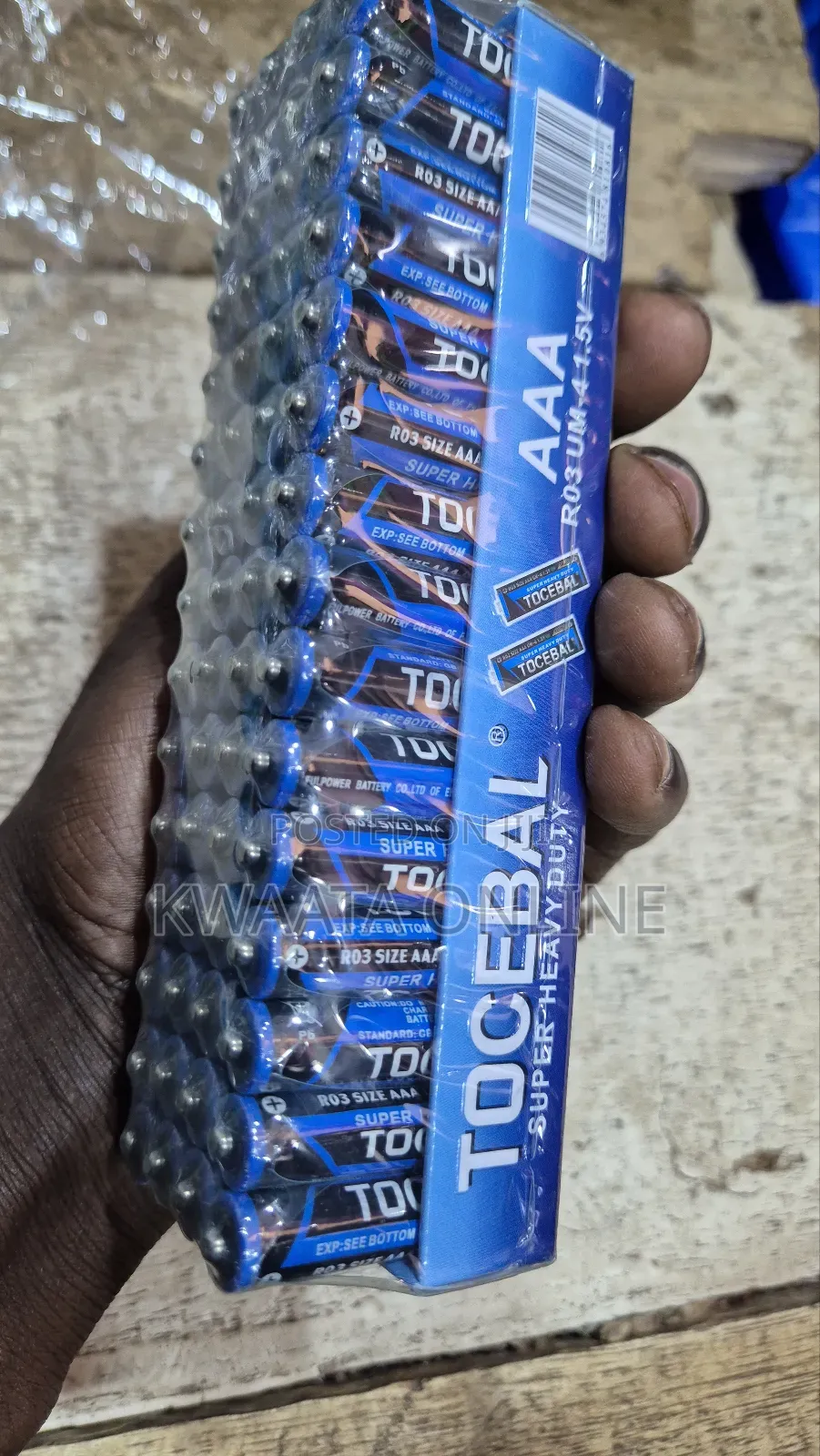15 Dozens Tocebal Multipurpose Replaceable Alkaline Battery- Aaa Size