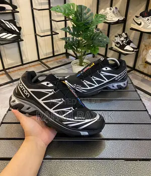 Original Black/White Salomon Xt-6 Gtx Trial Running Sneakers