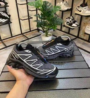 Original Grey/White Salomon Xt-6 Gore-tex Trail Running Sneakers