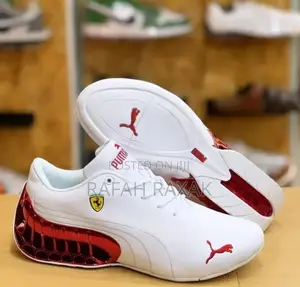 Puma Ferrari Super Gt X Roma White Red Motorsport Sneakers