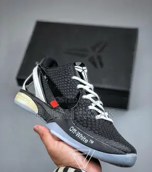New Nike Zoom Kobe 6 Black Off White Basketball Sneakers