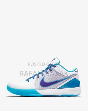 Nike Kobe 4 Protro “Draft Day” White/Orion Blue Basketball Shoes