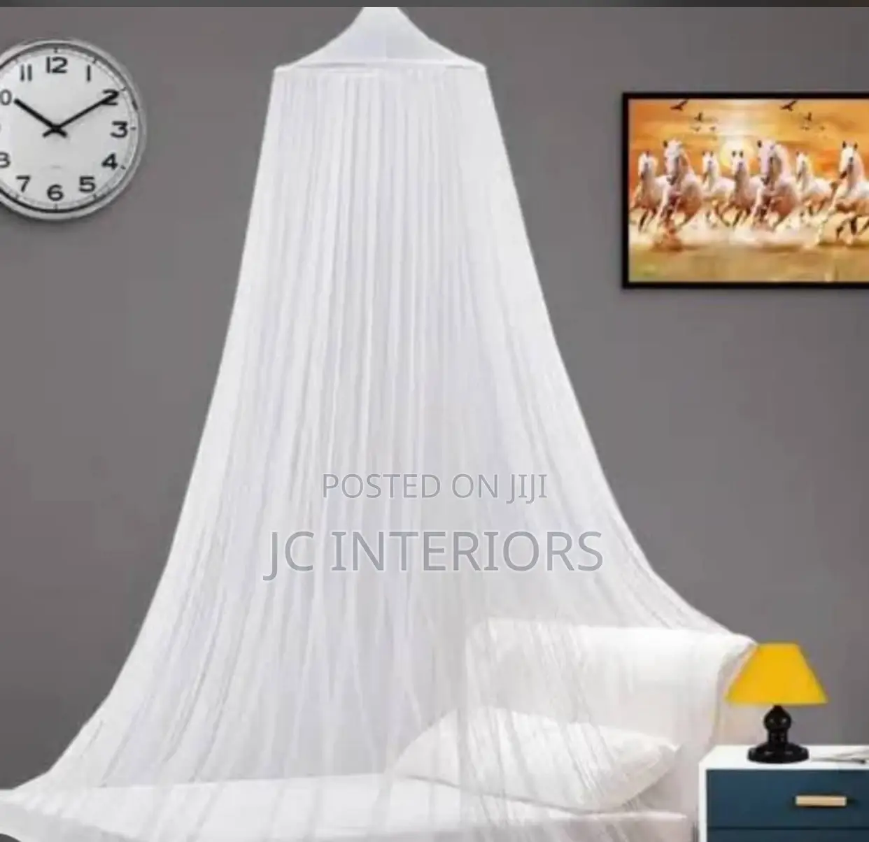 Hanging Mosquito Net With a Ring - 4x6
