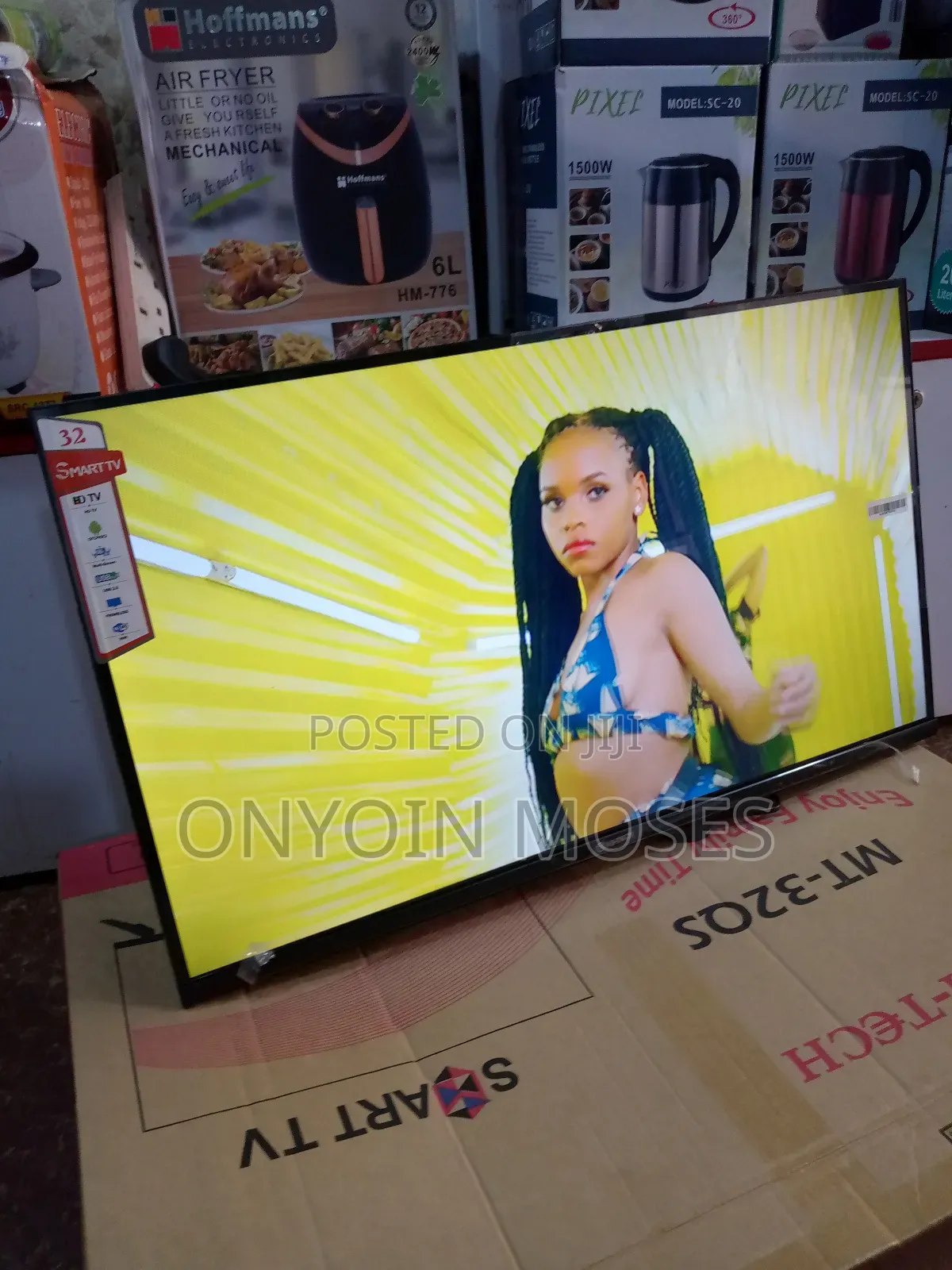 32" Mi-Tech Smart Android Tv With Inbuilt Decoder