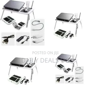 Foldable and Portable Bedroom Table Desk Laptop Table Stand Organizer