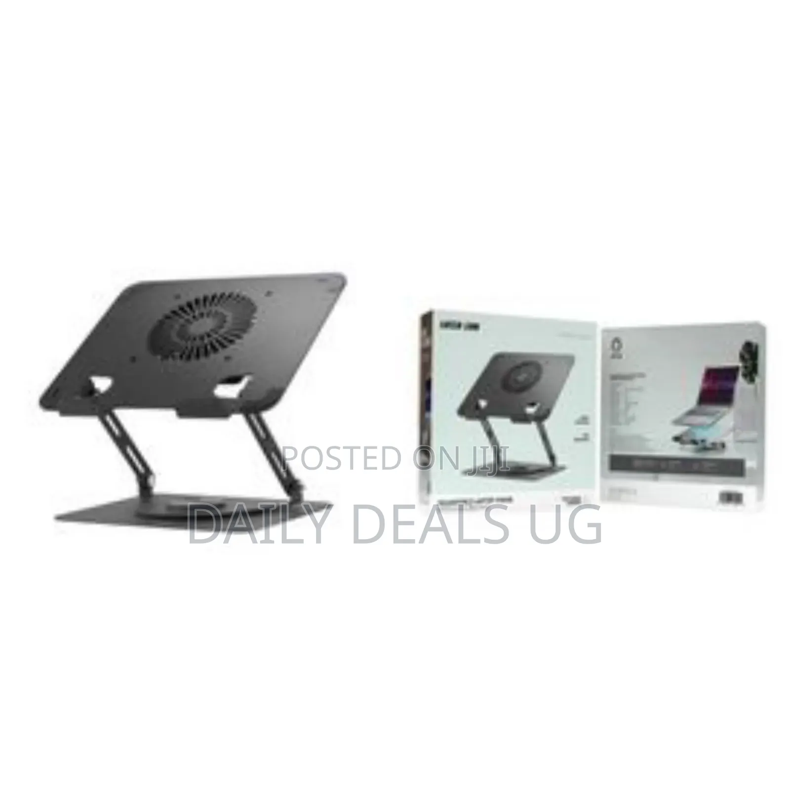 Green Lion Adjustable Laptop Stand With Cooling Fan