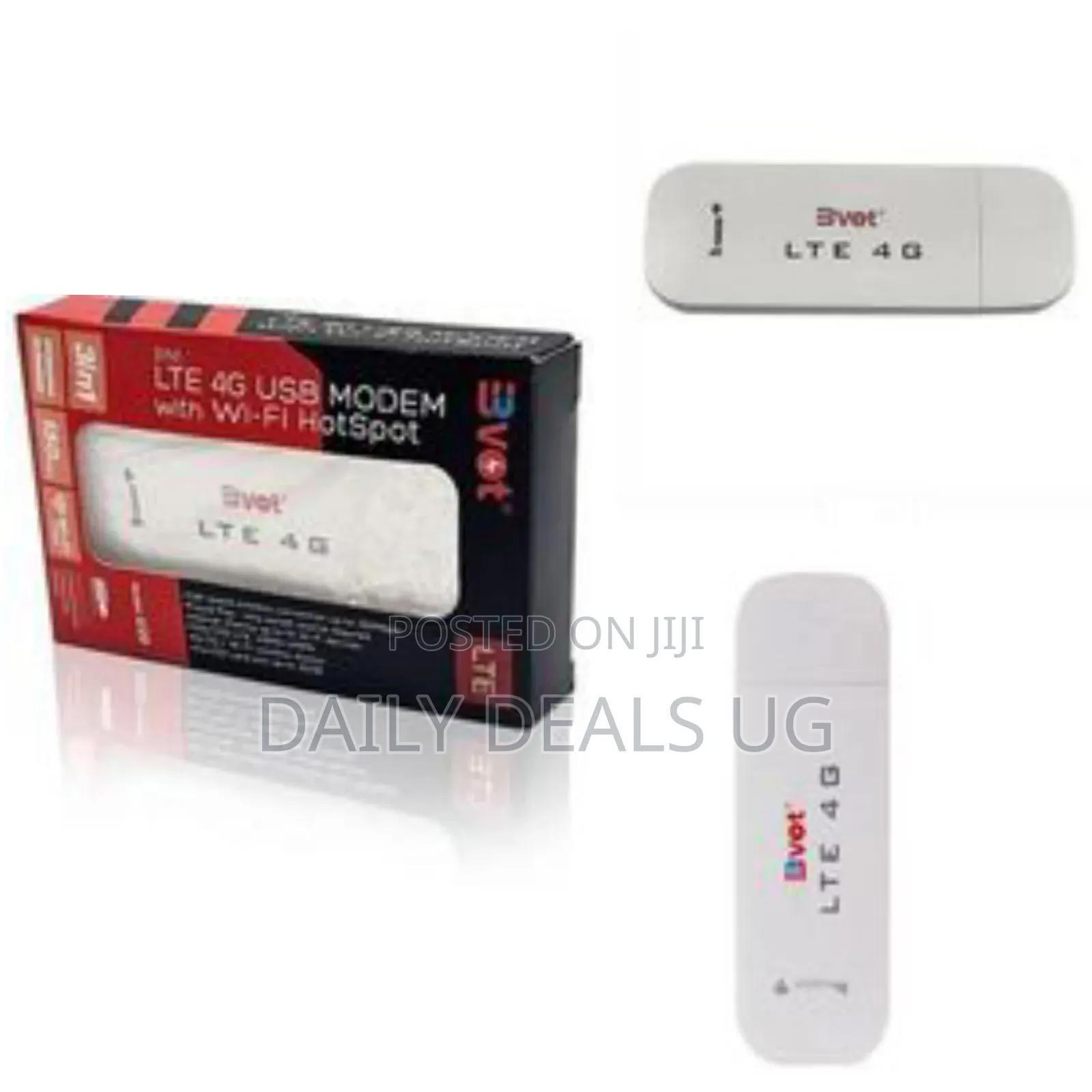 Bvot 3 in 1 Lte 4g Usb Modem With Wifi Hotspot -White