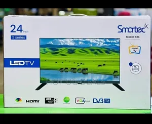Smartec 24 Inch Digital Tv Inbuilt Free To Air Decoder -black