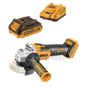 Ingco 20v Cordless Angle Grinder With Battery and a Fast Charger