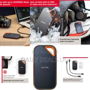 1tb Extreme Pro Portable SSD-Up to 2000mb/S -Usb-C, Usb 3.2gen 2x2