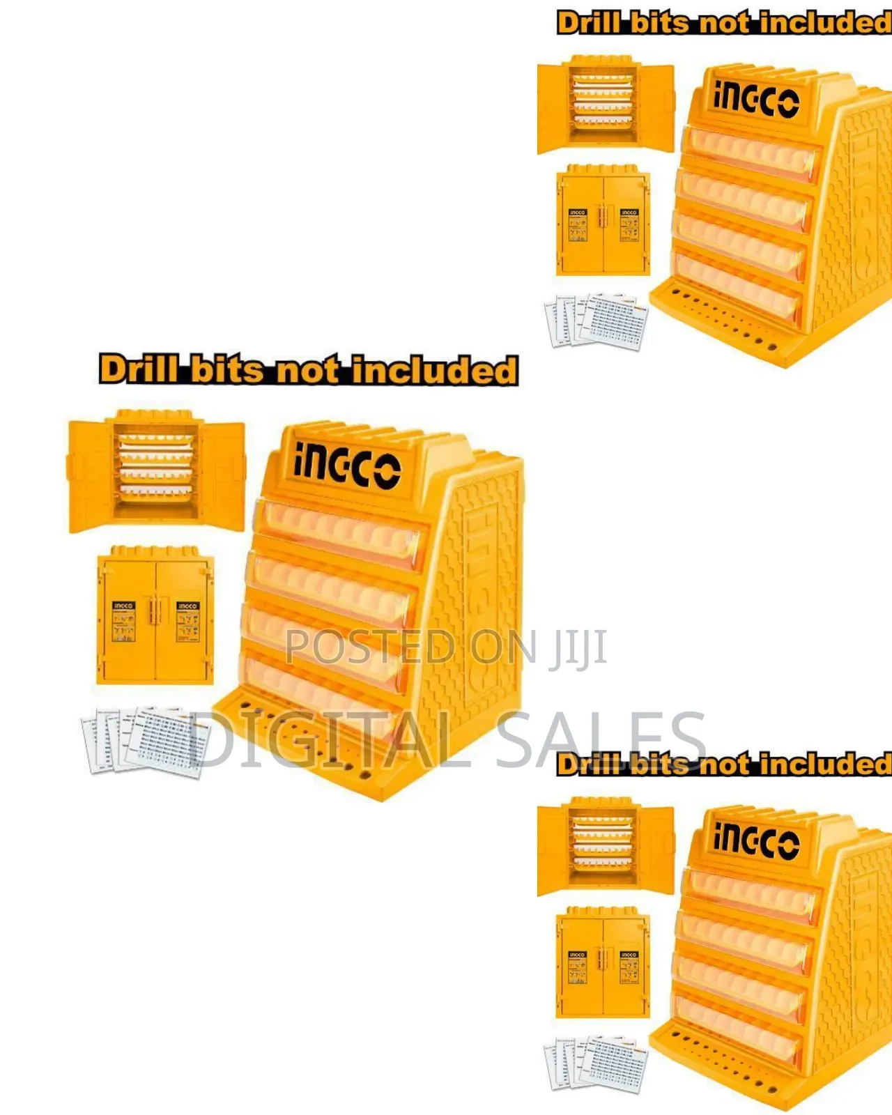Ingco Akd2688 Drill Bits Display Box – Orange