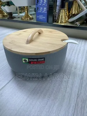 3pcs Ceramic Serving Dishes With Spoons