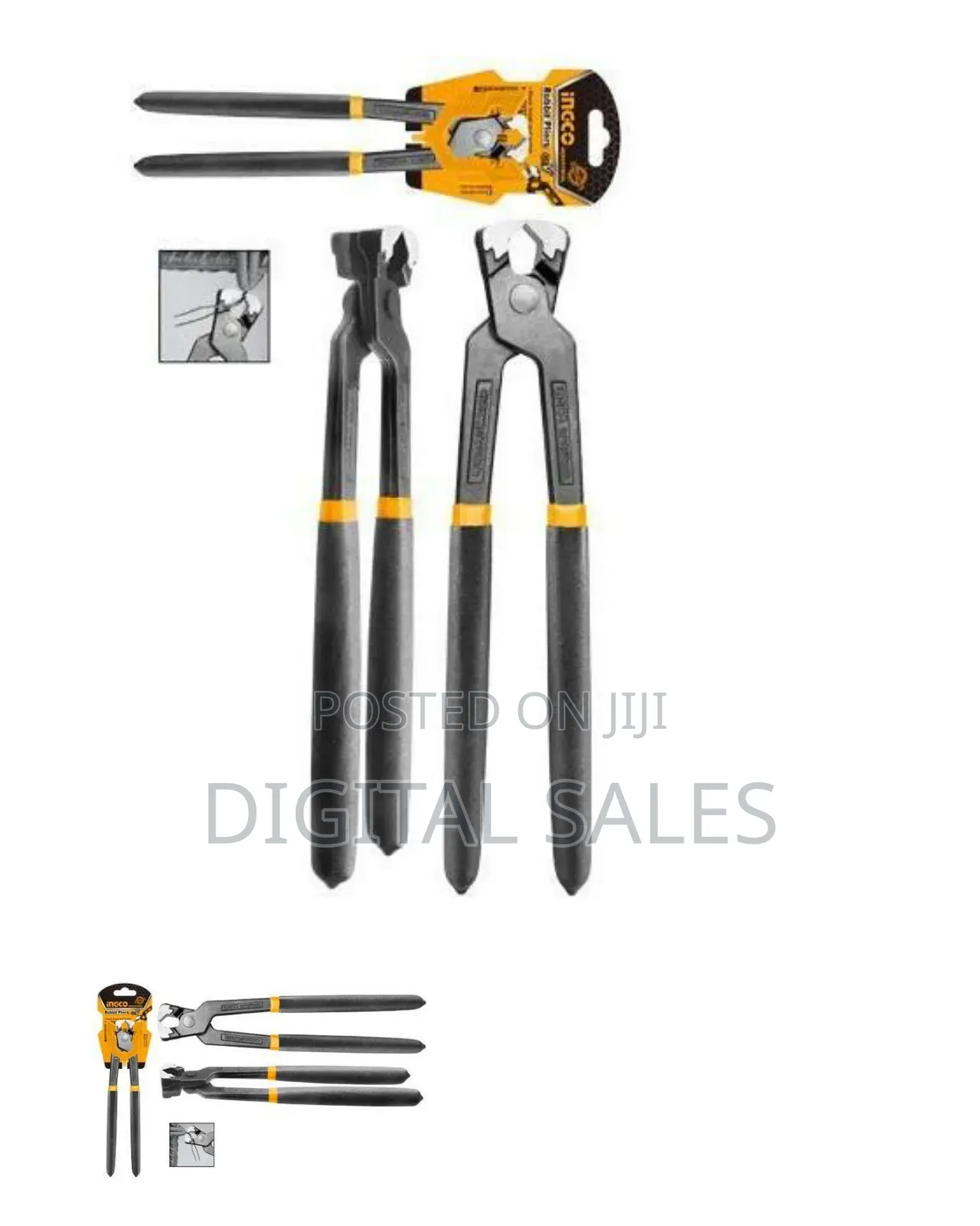 Ingco Hrp02250 - Rabbet Pliers - Orange