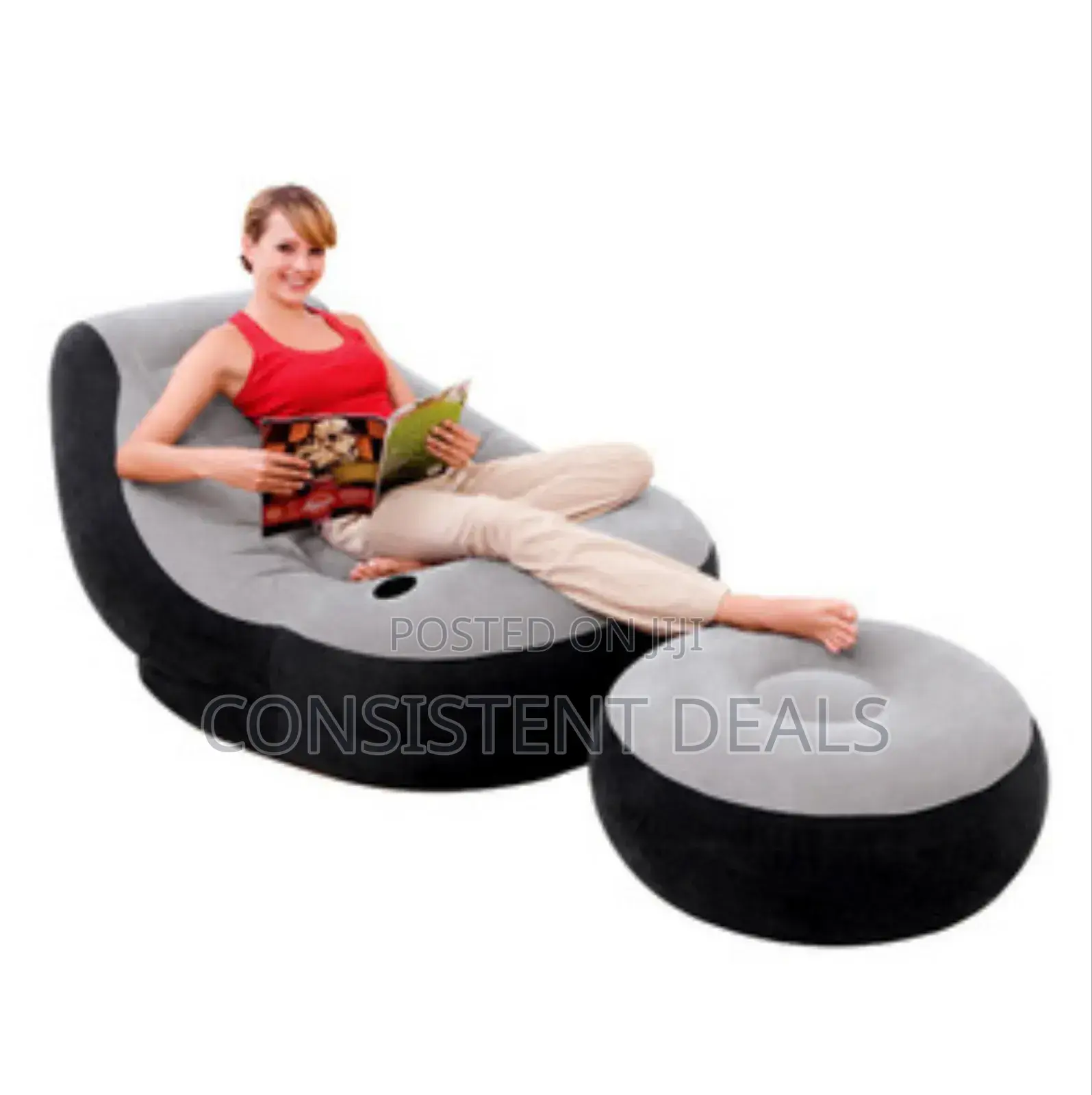 Intex Air Sofa With Footrest
