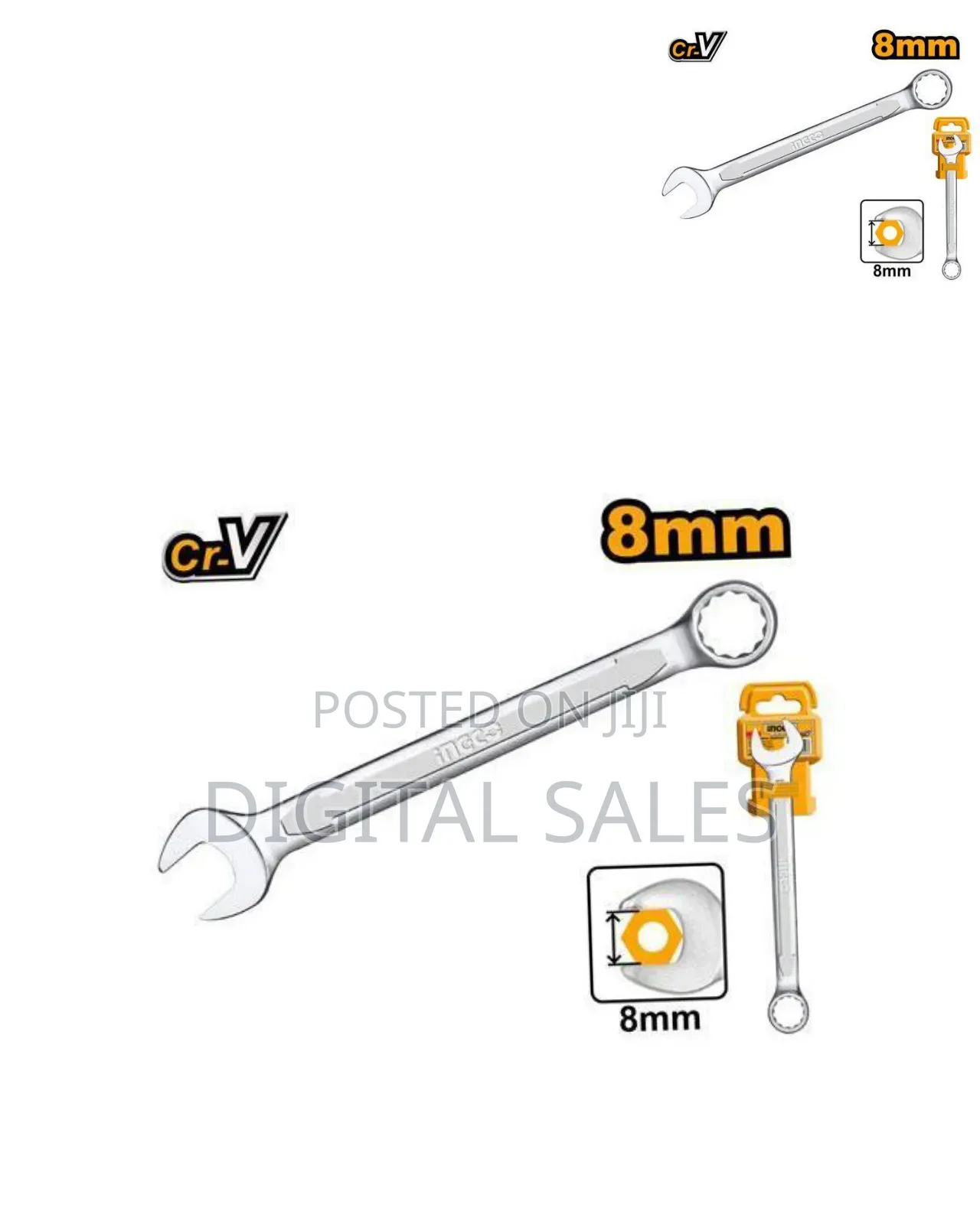 Ingco Hcspa081 - Combination Spanner - Orange