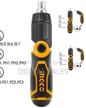 Ingco 13 in 1 Ratchet Screwdriver Set - Black