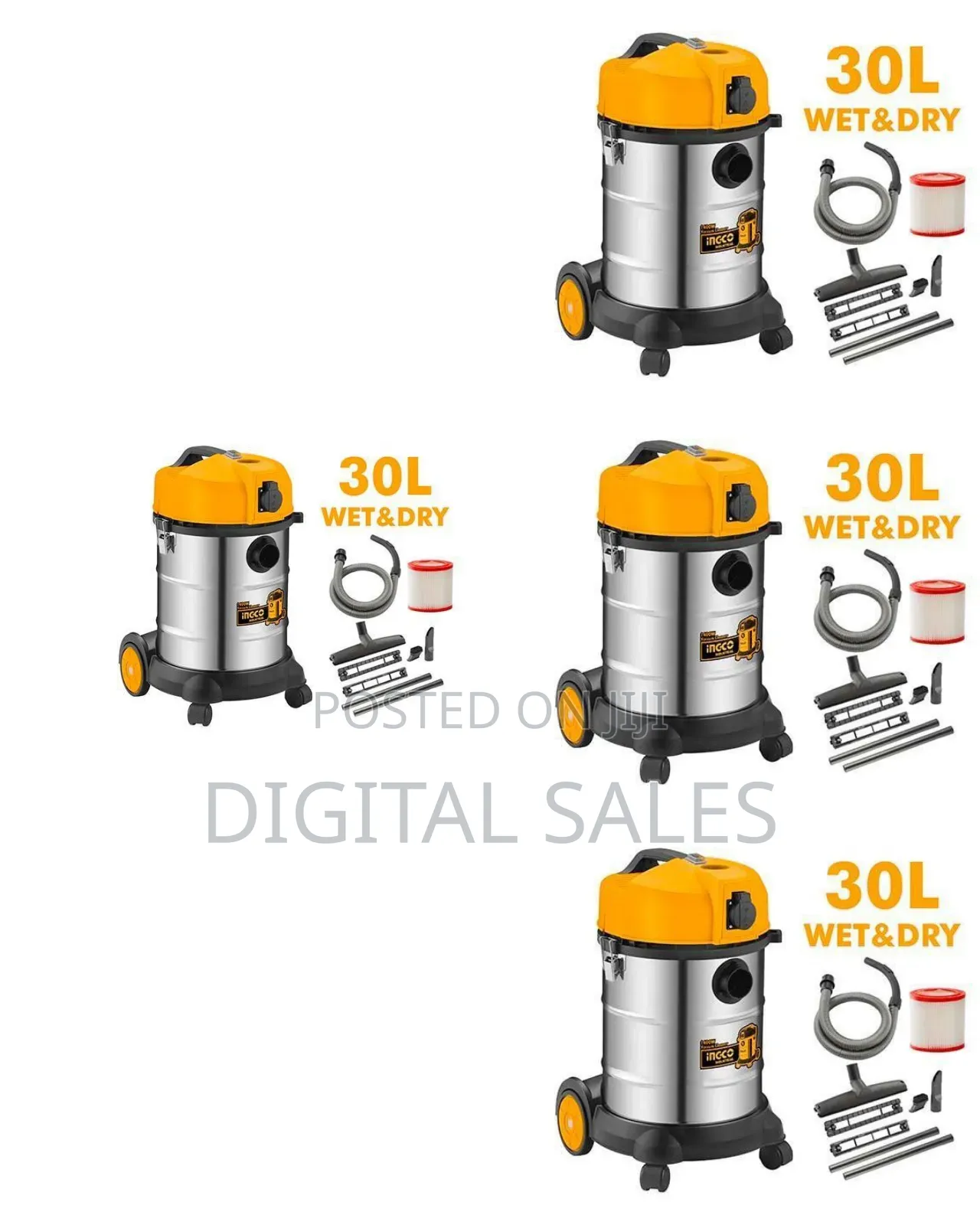 Ingco Vc14301 - Vacuum Cleaner - Orange
