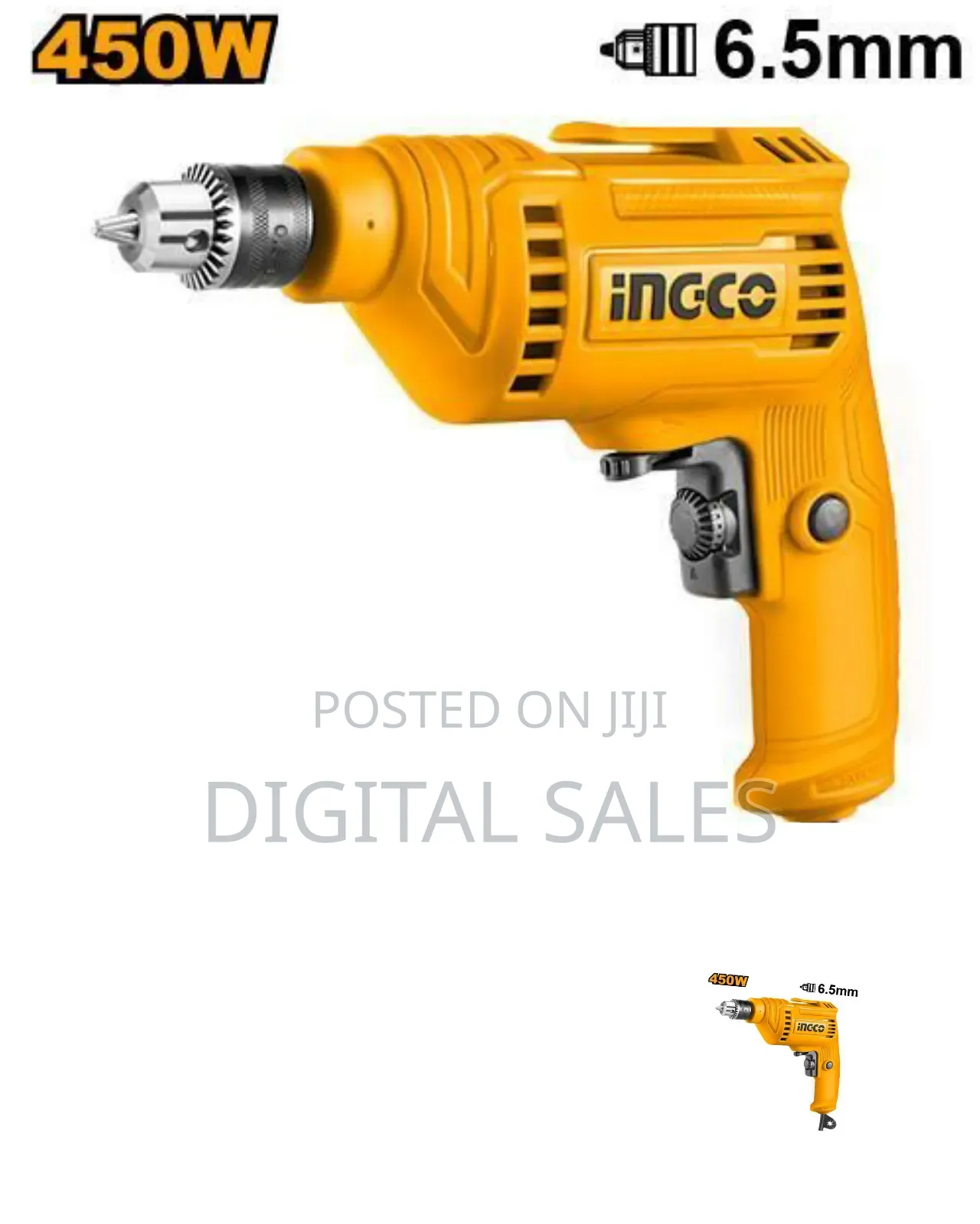 Ingco Ed45658 - Electric Drill - Orange