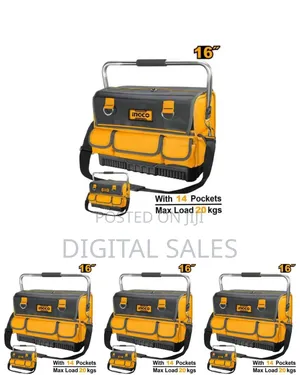 Ingco Htbgl05 Tool Bag 16 With 14 Pockets##