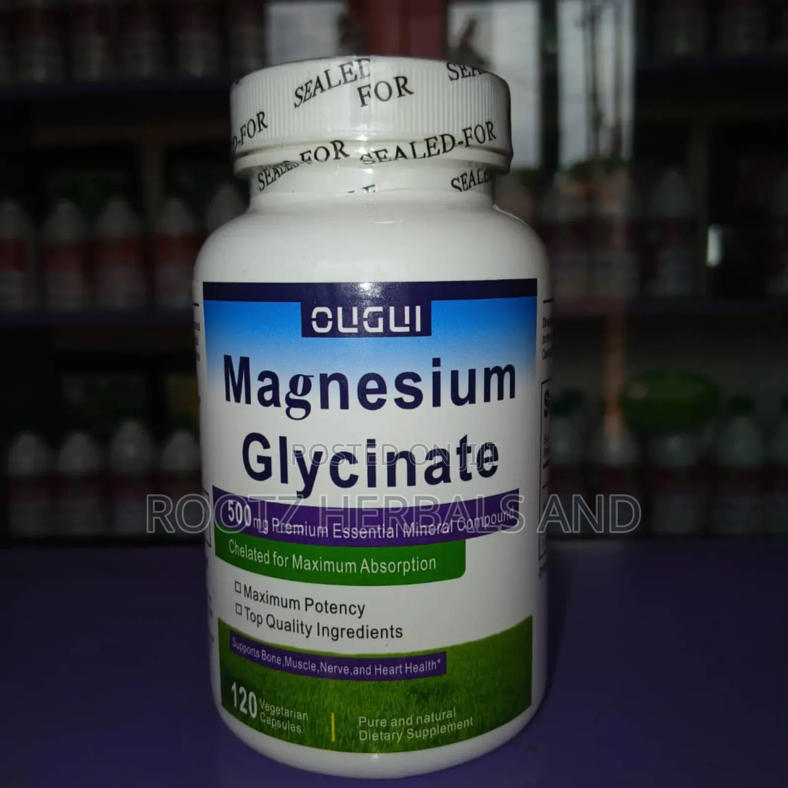 Magnesium Glycinate 120 Capsules