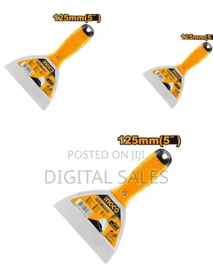 Ingco Putty Trowel Scraper 5 Inch Carbon Steel Blade Hpu125 Ing-Ht##