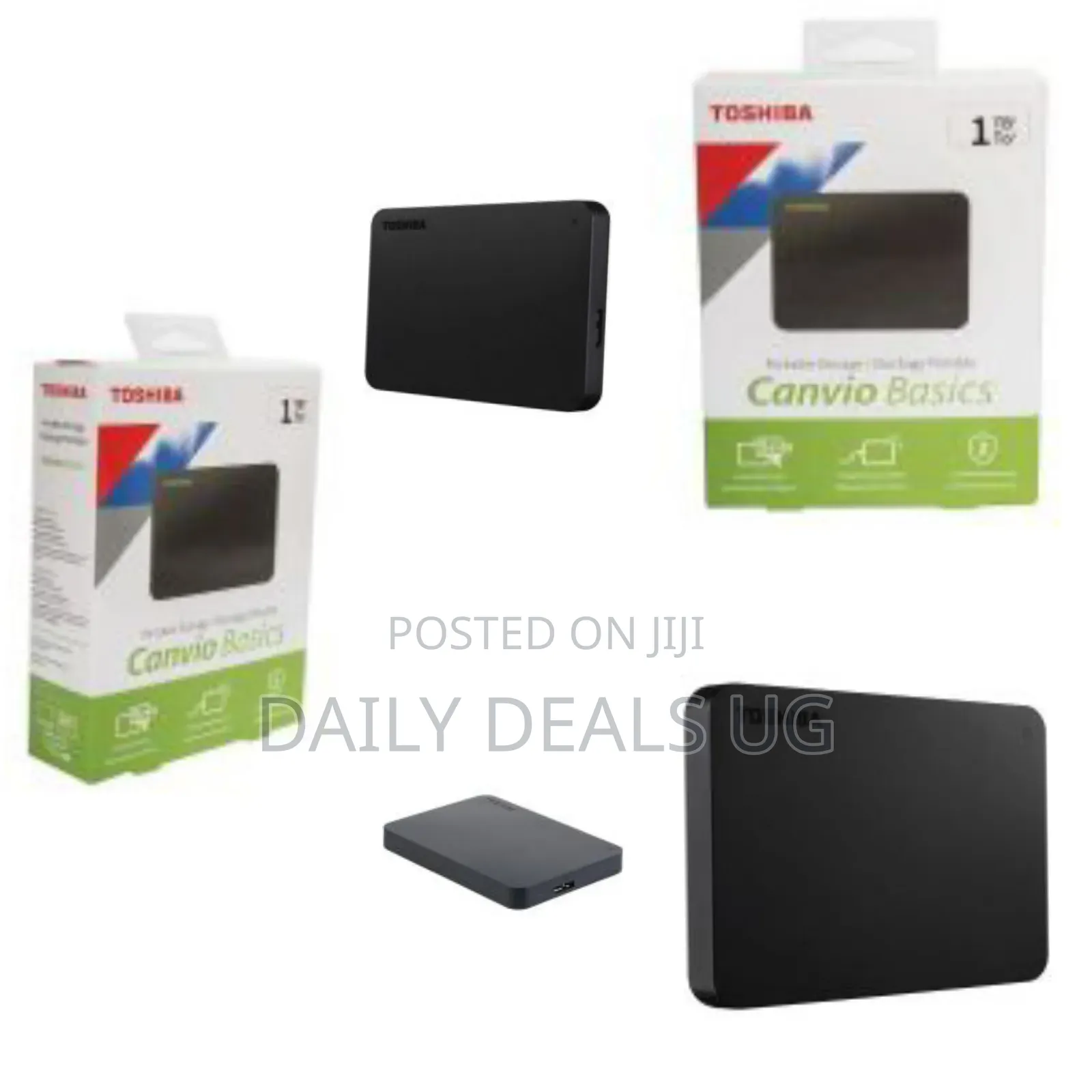 Toshiba Canvio Basics 1 Tb External Usb 3.0 Portable Hard Drive