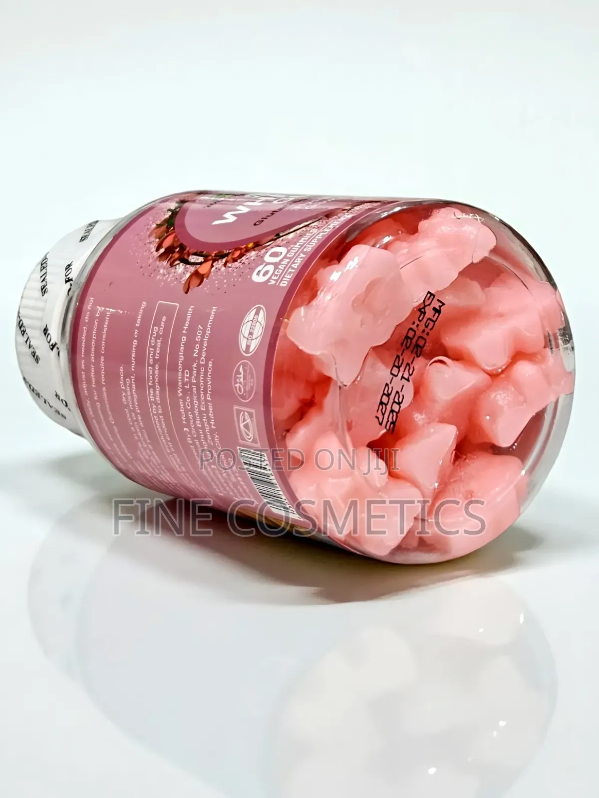 Skin Whitening Glowing Gummies With Glutathione, Collagen and Biotin
