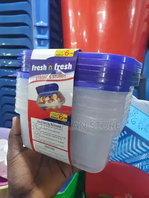 800mls Plastic Food Storage Containers 6pcs