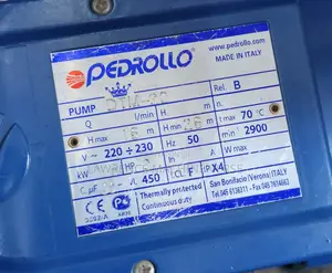 Surface Water Pump 2hp Pedroll