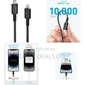 Anker Usb-C to Lighting Cable, Fast Charging for Apple Devices