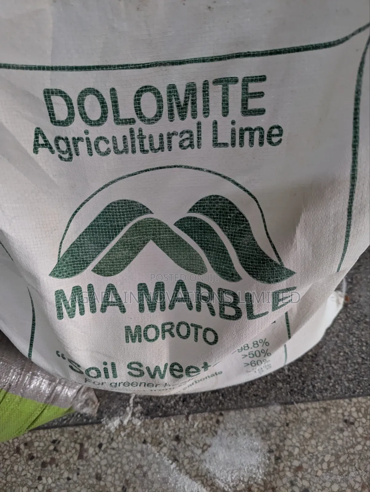 Agric Lime (Dolomitic Lime) 50kg Bag
