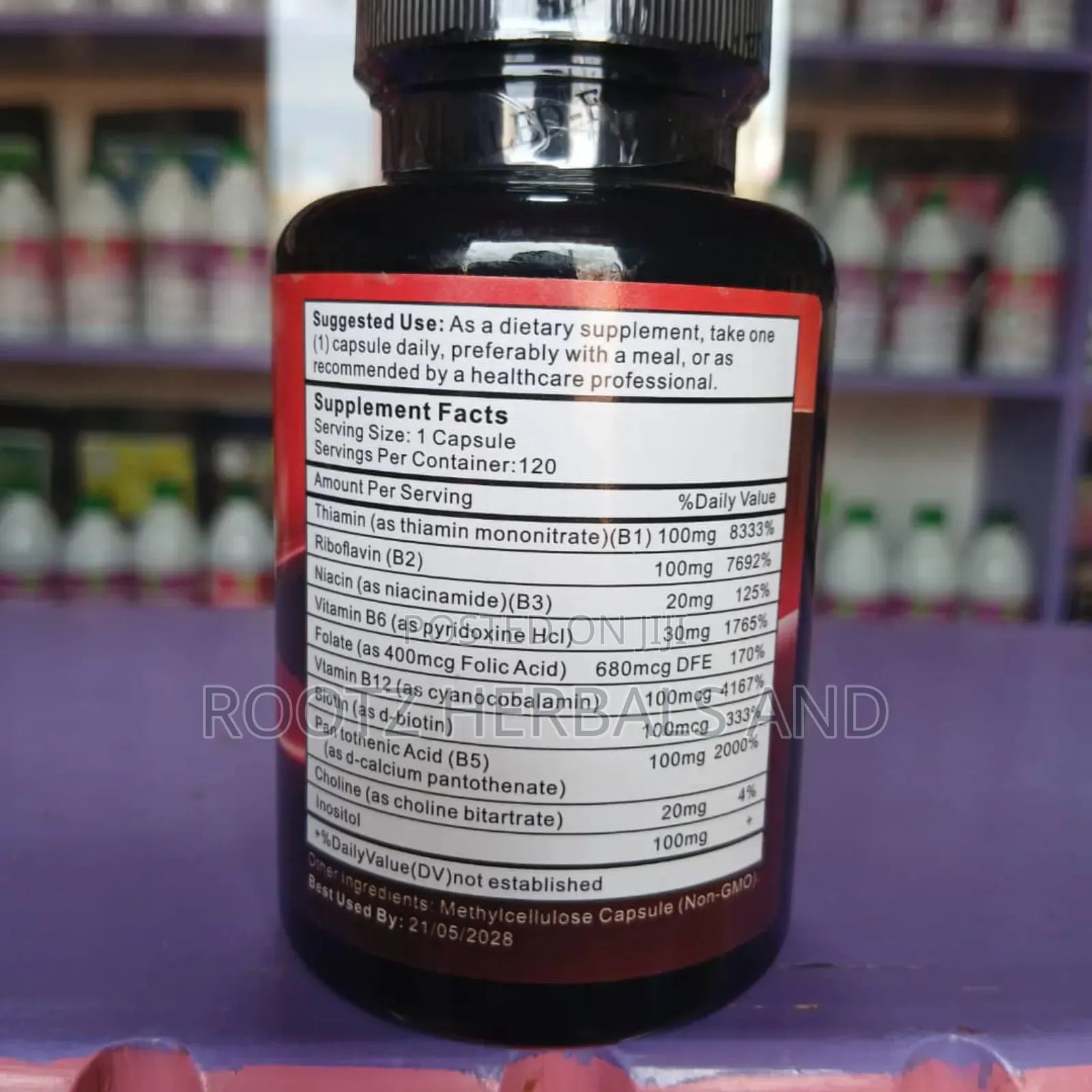 Vitamin B Complex 60 Capsules