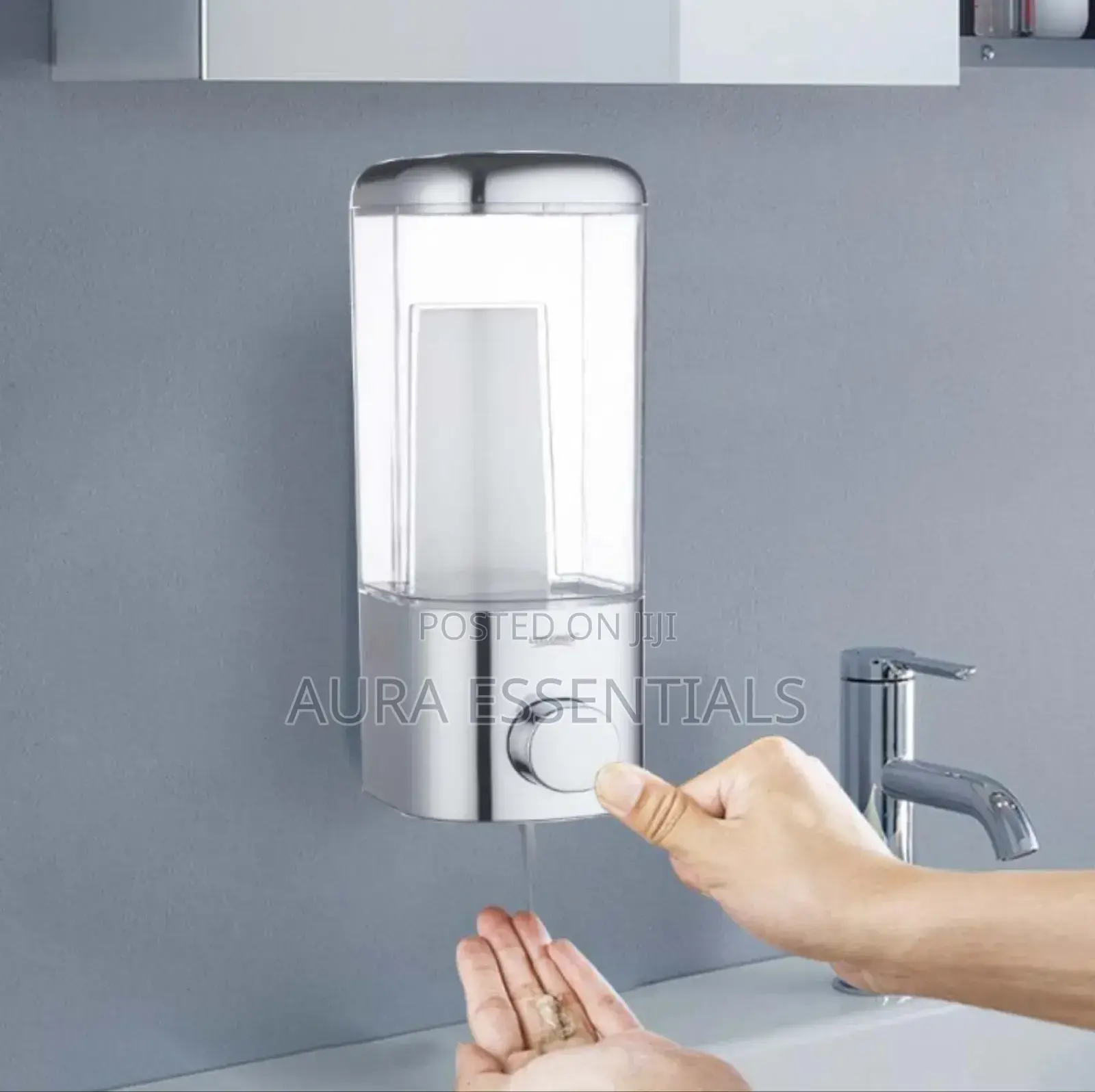 Unique Manual Wall Mounted Liquid Soap and Lotion Dispenser