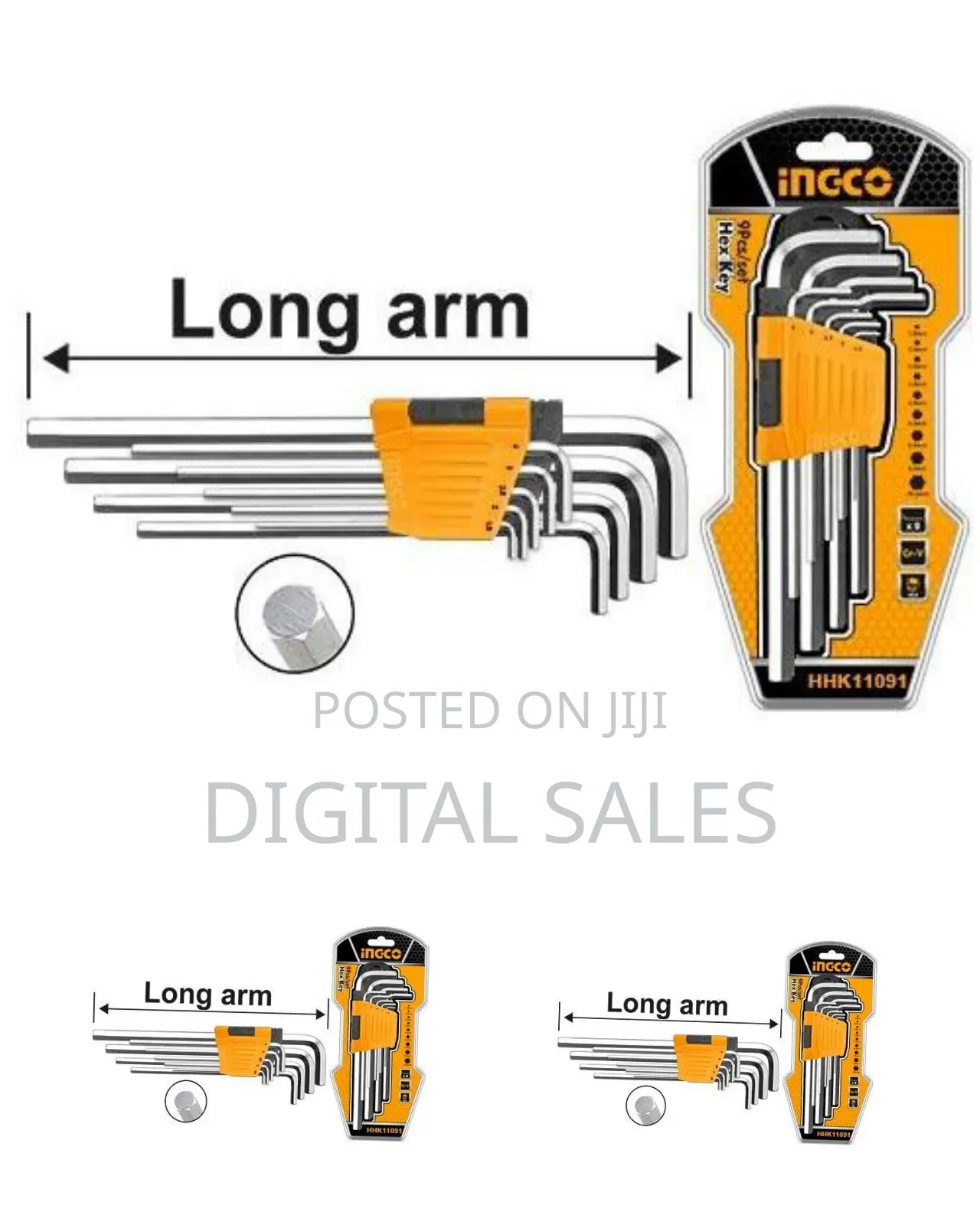 Ingco Hhk11091 - Hex Key - Orang#