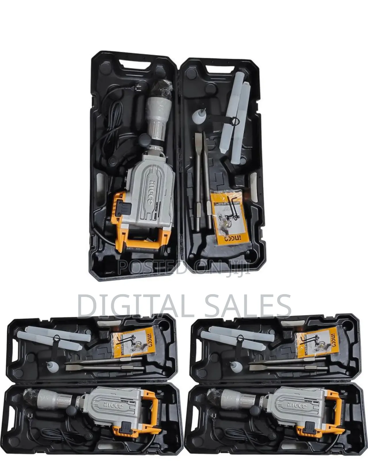 Ingco Brushless Motor Cordless Hammer Drill -##