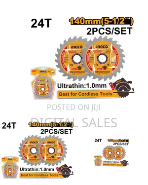 Ingco Ultra-Thin TCT Saw Blade Set##