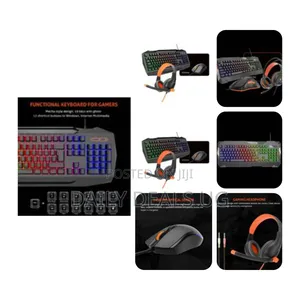 Meetion C490 4in1 Pc Gaming Kit Keyboard, Mouse, Headset and Mouse Pad